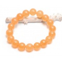限定!珍品!オレンジカルサイトAAの約10mmブレスレット　【パワーストーン・天然石】　　sale14 bracelet