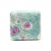珍品!大特価!ルビー・イン・ゾイサイトのスクエア　 No.10　　sale14　　crystal1