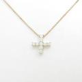 K18PG クロス ダイヤモンドネックレス30％引き