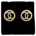 CHANEL 2018年秋冬 新作 CHANEL シャネル ラウンド ココマーク パール＆ラインストーン ピアス ゴールドA58058 新品