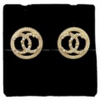 CHANEL 2018年秋冬 新作 CHANEL シャネル ラウンド ココマーク パール＆ラインストーン ピアス ゴールドA58058 新品
