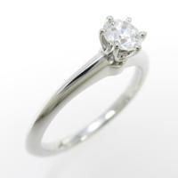 ティファニー クラッシックソリティア リング 0．33ct・F・VVS1・3EXT