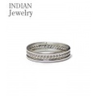 INDIAN JEWELRY ナバホ族アーティストの作品『NAVAJO SILVER RING』【アメカジ・ネイティブ】IJ-115