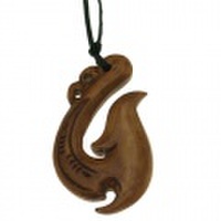 ボーンカーヴィング 本格ポリネシアン 手彫りのボーンアクセサリー フィッシュフック アンティークボーン