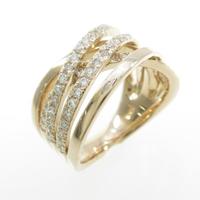 K18PG ダイヤモンドリング