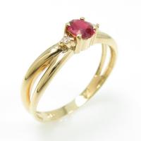 K18YG ルビーリング