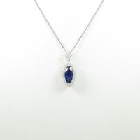 【リメイク】PT サファイヤネックレス