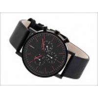 エービーアート a.b.art 腕時計 SERIES OC OC-150 ブラック文字盤 41mm ブラック カーフレザー クォーツ