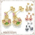 キラキラ カラー フローラル ピアス パリスキッズ本店 原宿 pariskid’s 公式 通販 安い ymgir