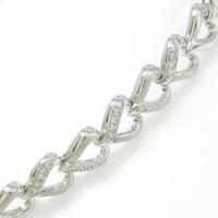 K18WG ハート ダイヤモンドブレスレット10％引き