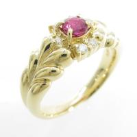 K18YG ルビーリング