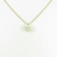 【リメイク】K18YG ダイヤモンドネックレス 1．016ct・VLY・SI1・GOOD10％引き