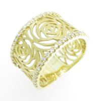 K18YG ダイヤモンドリング