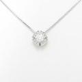 【新品】プラチナダイヤモンドネックレス 0．236ct・E・SI2・VERYGOOD