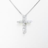 【新品】プラチナダイヤモンドネックレス 1．001ct・E・VVS2?SI1・GOOD