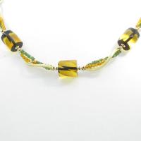 K18YG／K18PG コハクネックレス30％引き