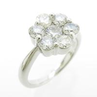 PT フラワー ダイヤモンドリング