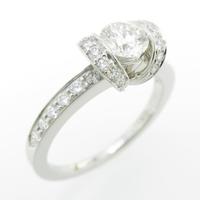 ティファニー リボンリング 0．39ct・F・VS2・3EXT