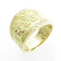 K18YG ダイヤモンドリング