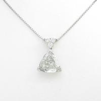 プラチナダイヤモンドネックレス 6．085ct・J・I1・ファンシーカット