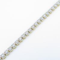 K18YG／K18WG ダイヤモンドブレスレット