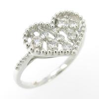 PT ハート ダイヤモンドリング
