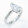 プラチナダイヤモンドリング 1．005ct・E・SI2・マーキスカット