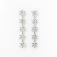 K18WG／K14WG ダイヤモンドピアス