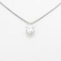 【リメイク】プラチナダイヤモンドネックレス 0．507ct・E・SI1・3EXCELLENT