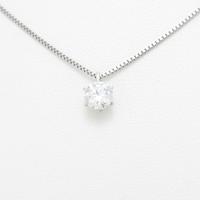 【リメイク】プラチナダイヤモンドネックレス 0．507ct・E・SI1・3EXCELLENT