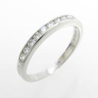 ティファニー ハーフサークル チャネルセッティング リング20％引き